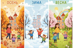Осень - зима - весна в городе